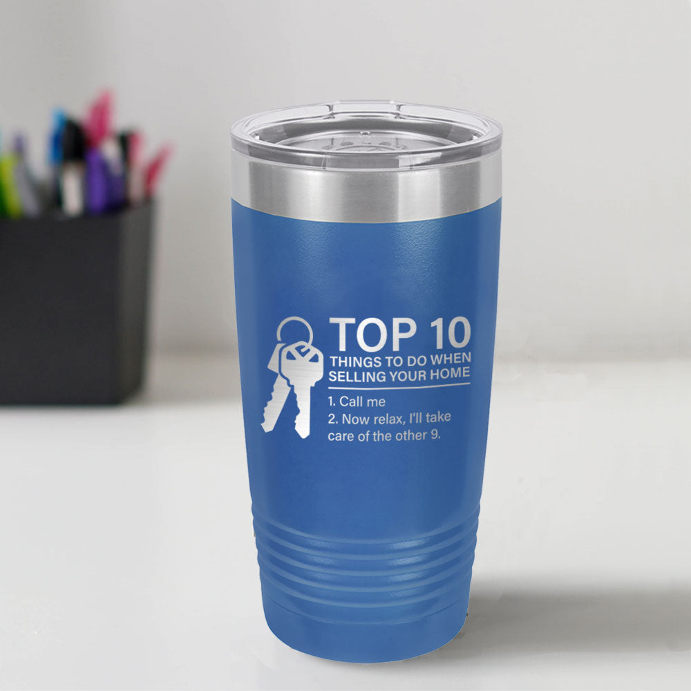 Custom Engraved Top 10 20 oz Tumbler