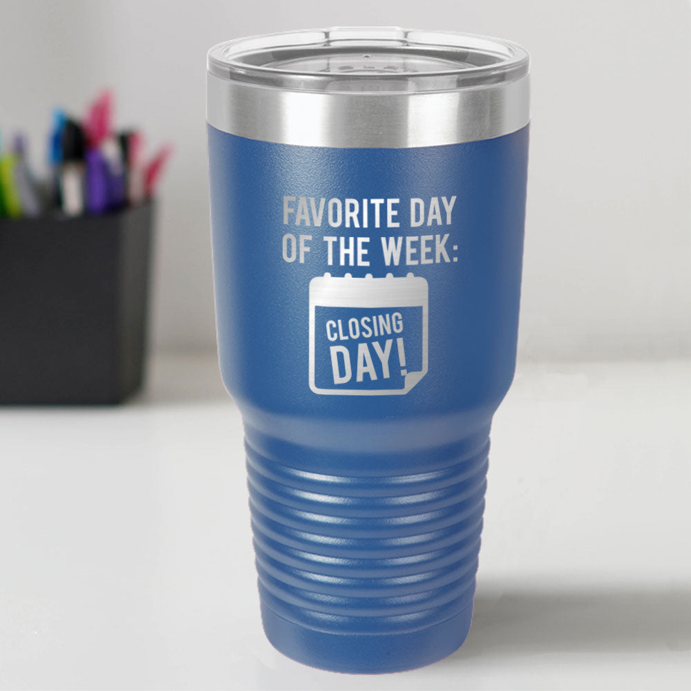 Custom Engraved Favorite Day 30 oz Tumbler