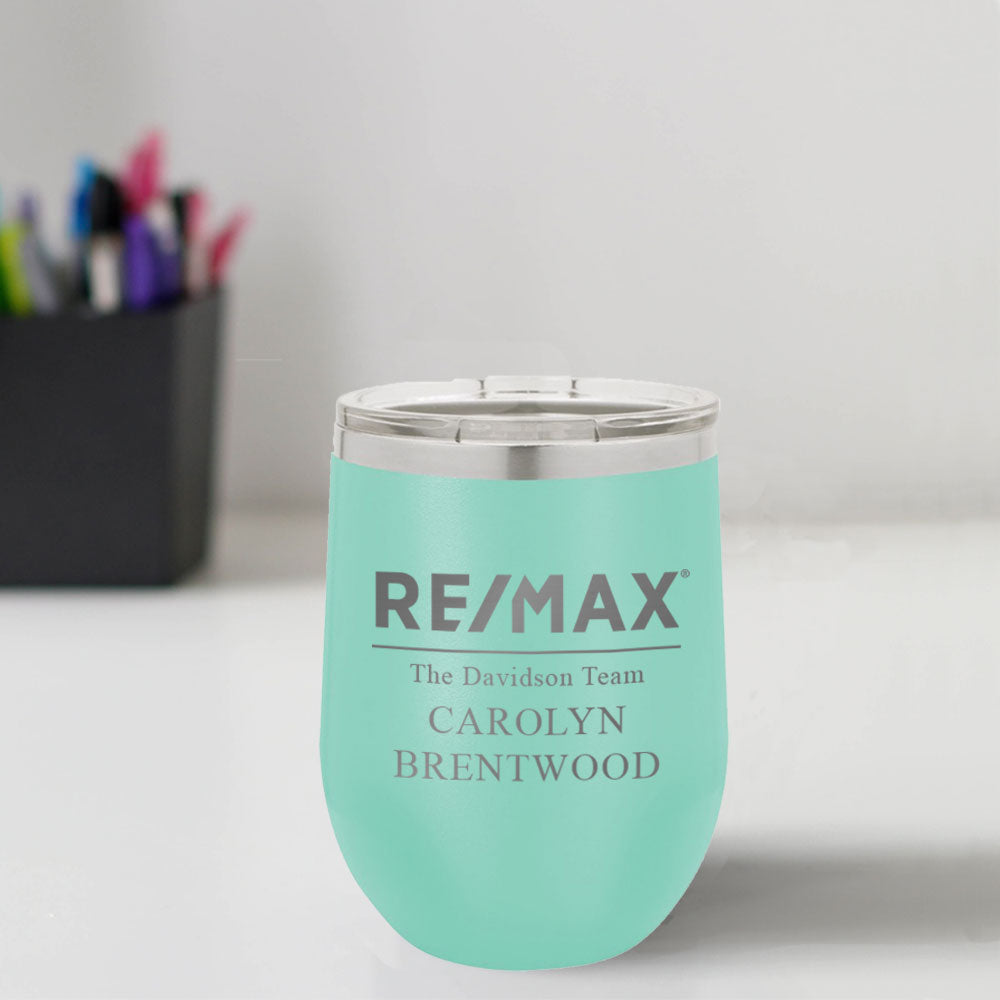 ReMax Custom Engraved 12 oz Tumbler