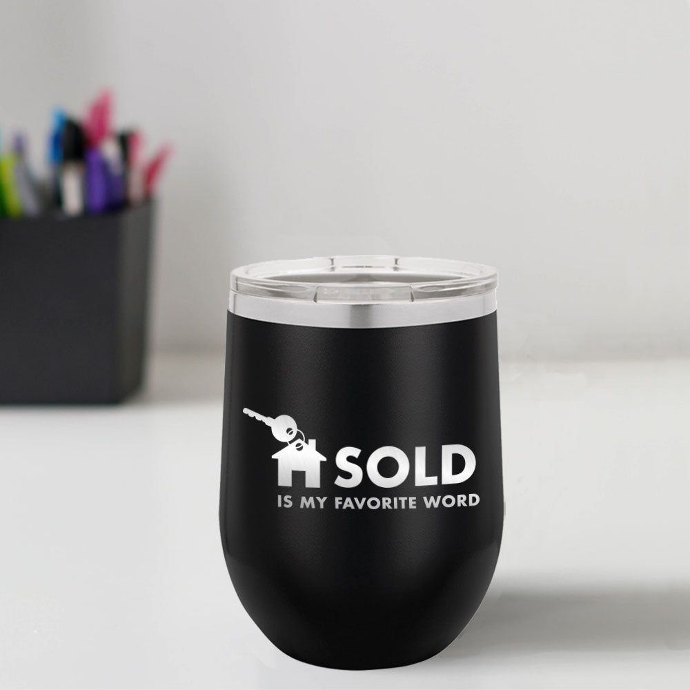 Custom Engraved Favorite Word 12 oz Tumbler
