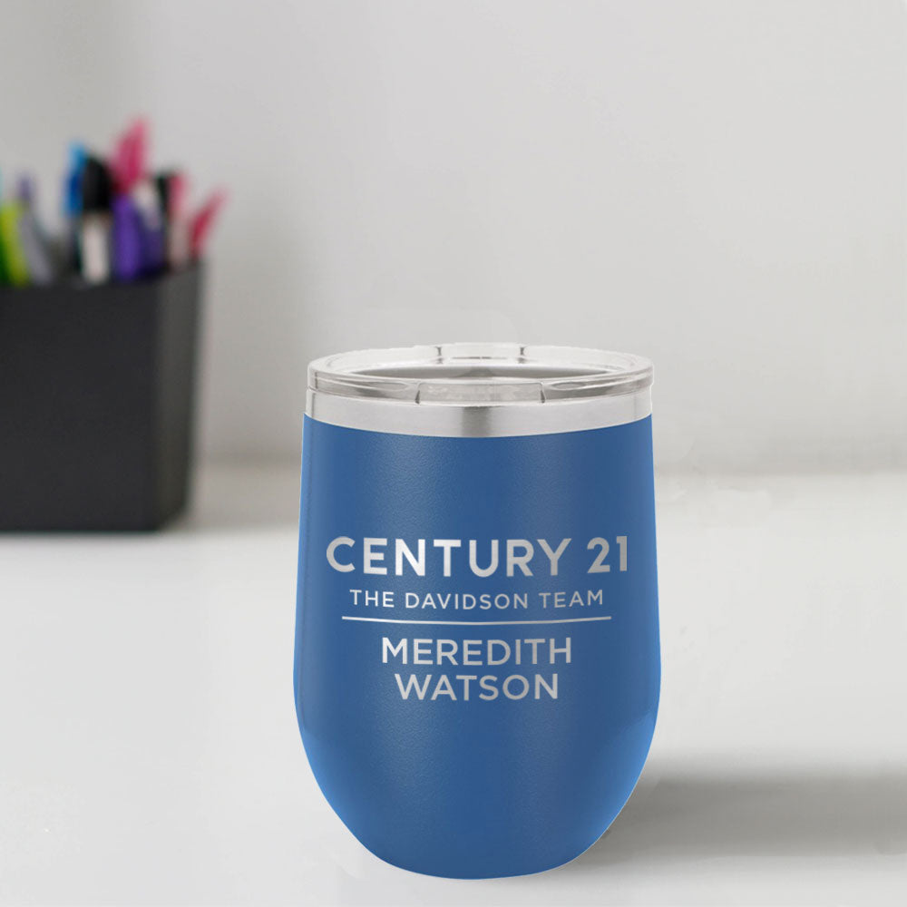 Century 21 Custom Engraved 12 oz Tumbler