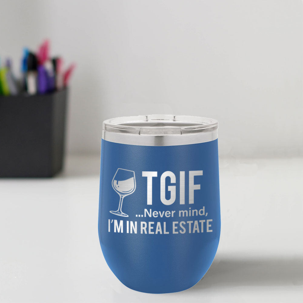 Custom Engraved TGIF 12 oz Tumbler