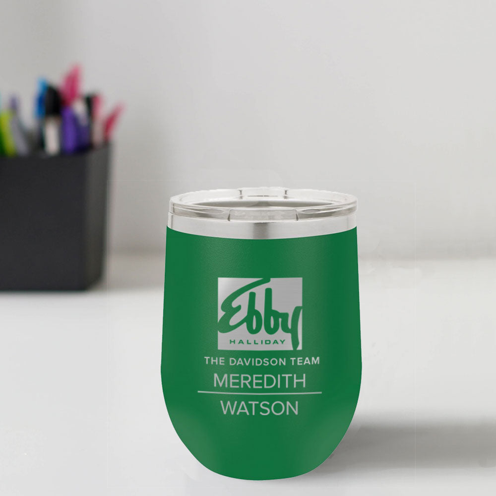 Ebby Halliday Custom Engraved 12 oz Tumbler