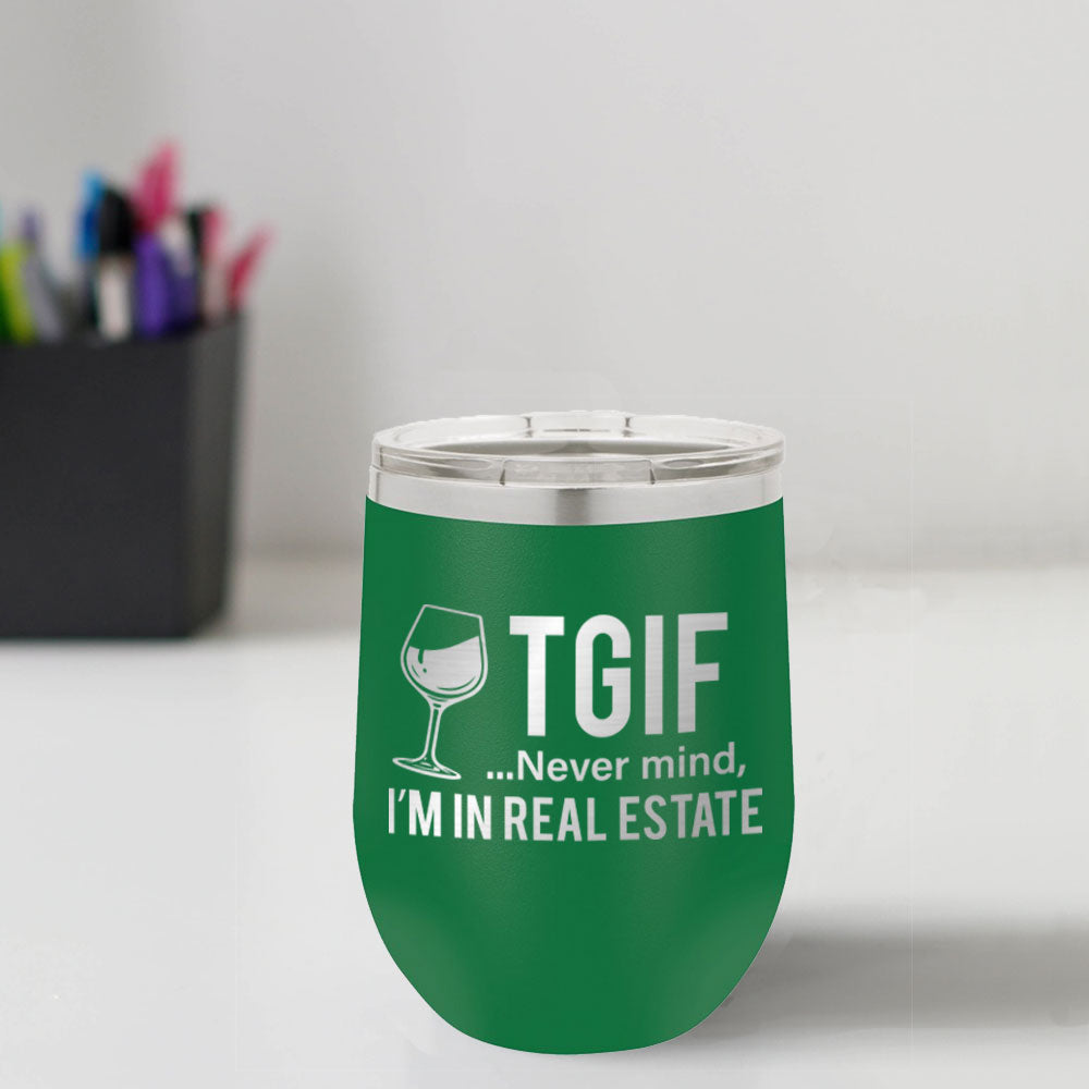 Custom Engraved TGIF 12 oz Tumbler