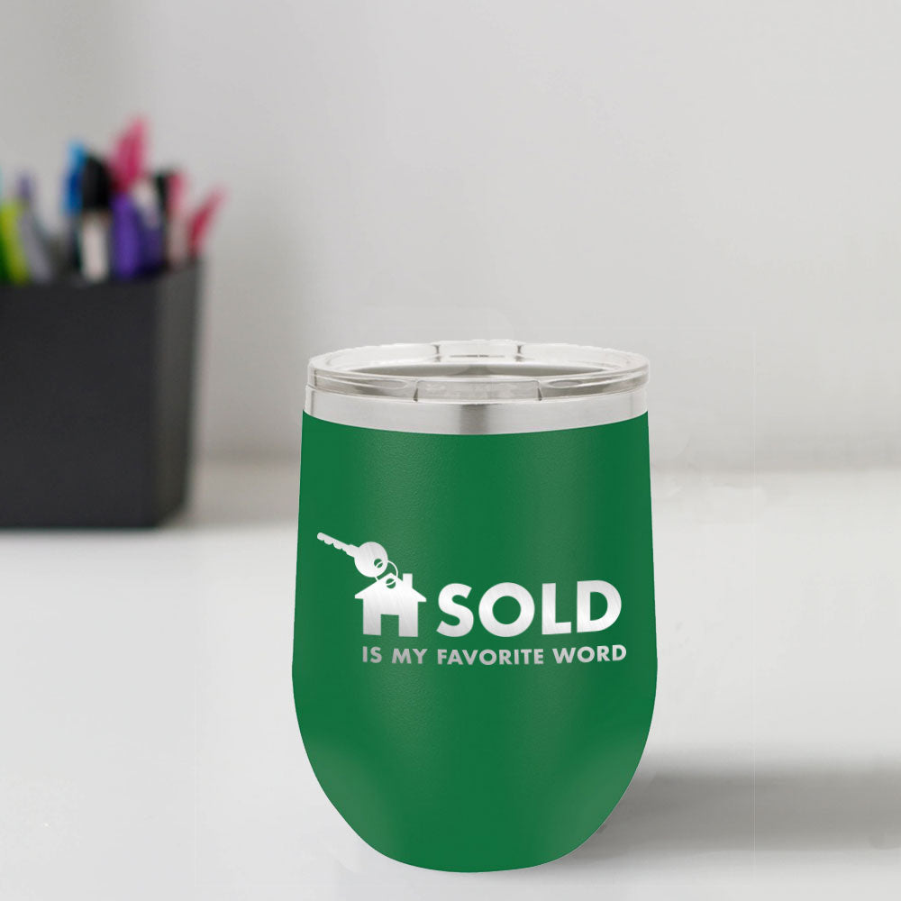 Custom Engraved Favorite Word 12 oz Tumbler