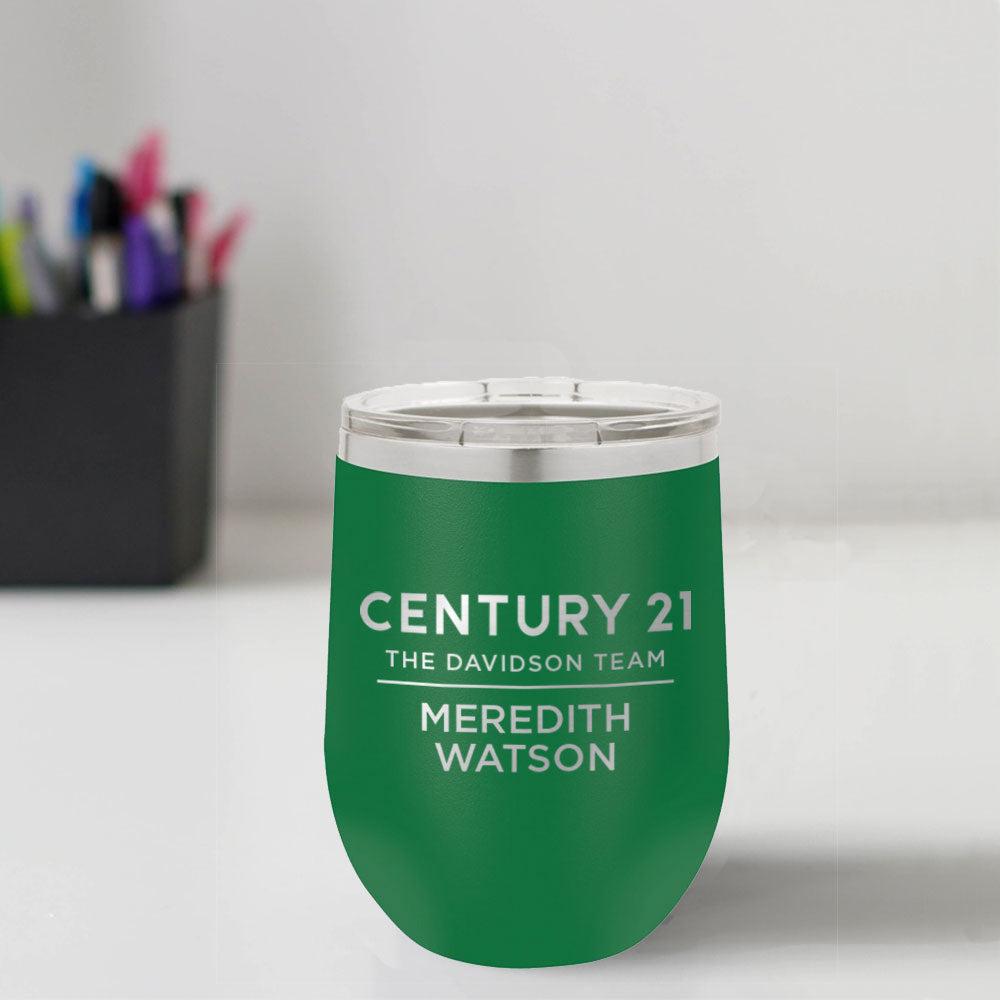 Century 21 Custom Engraved 12 oz Tumbler