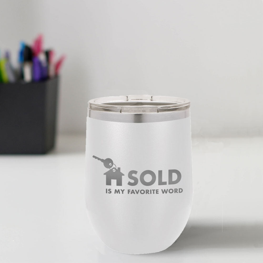 Custom Engraved Favorite Word 12 oz Tumbler