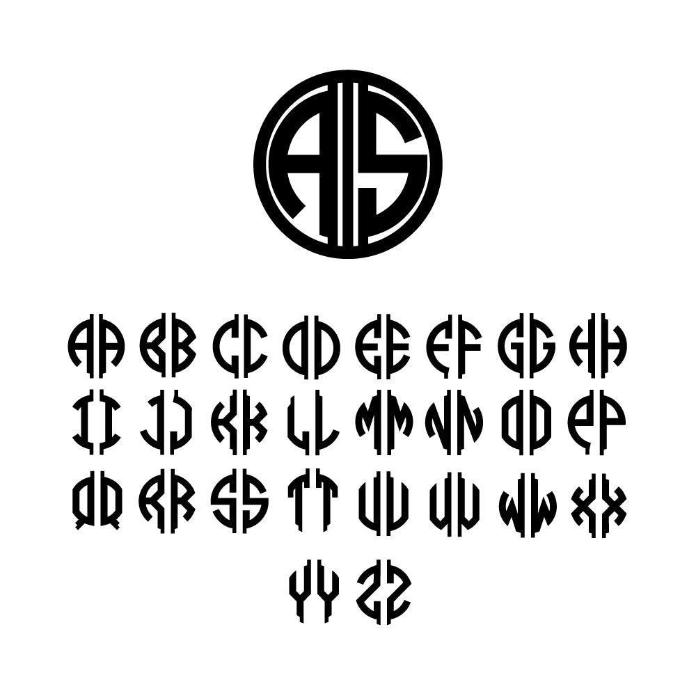 Monogram Acrylic Stir Sticks