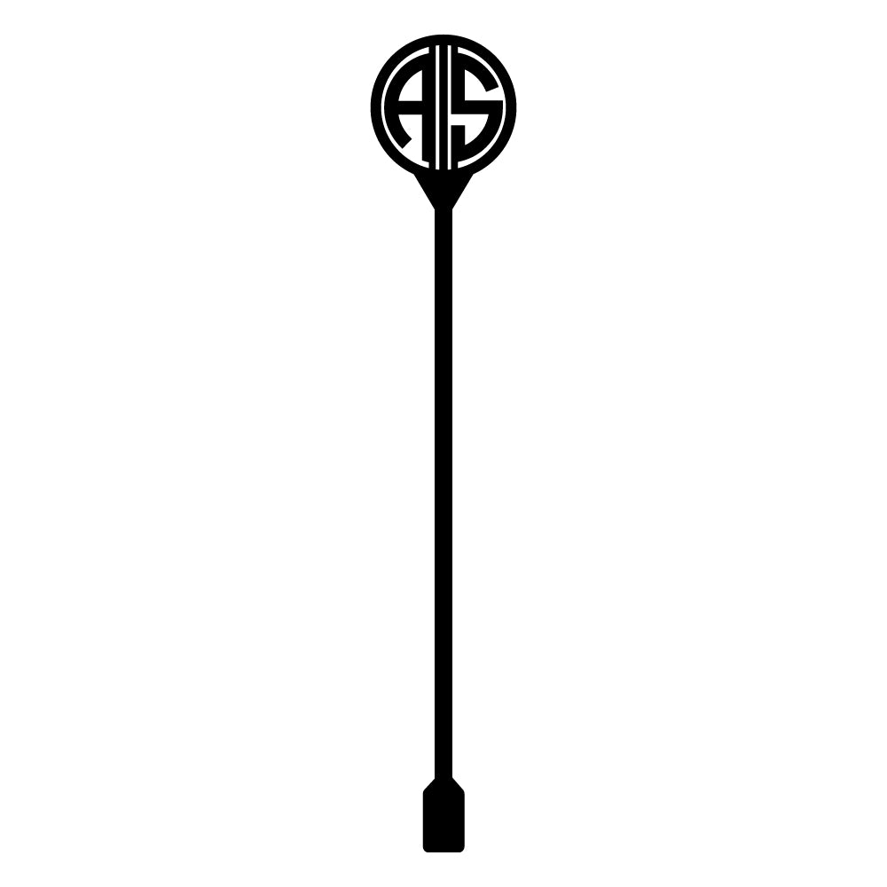 Monogram Acrylic Stir Sticks