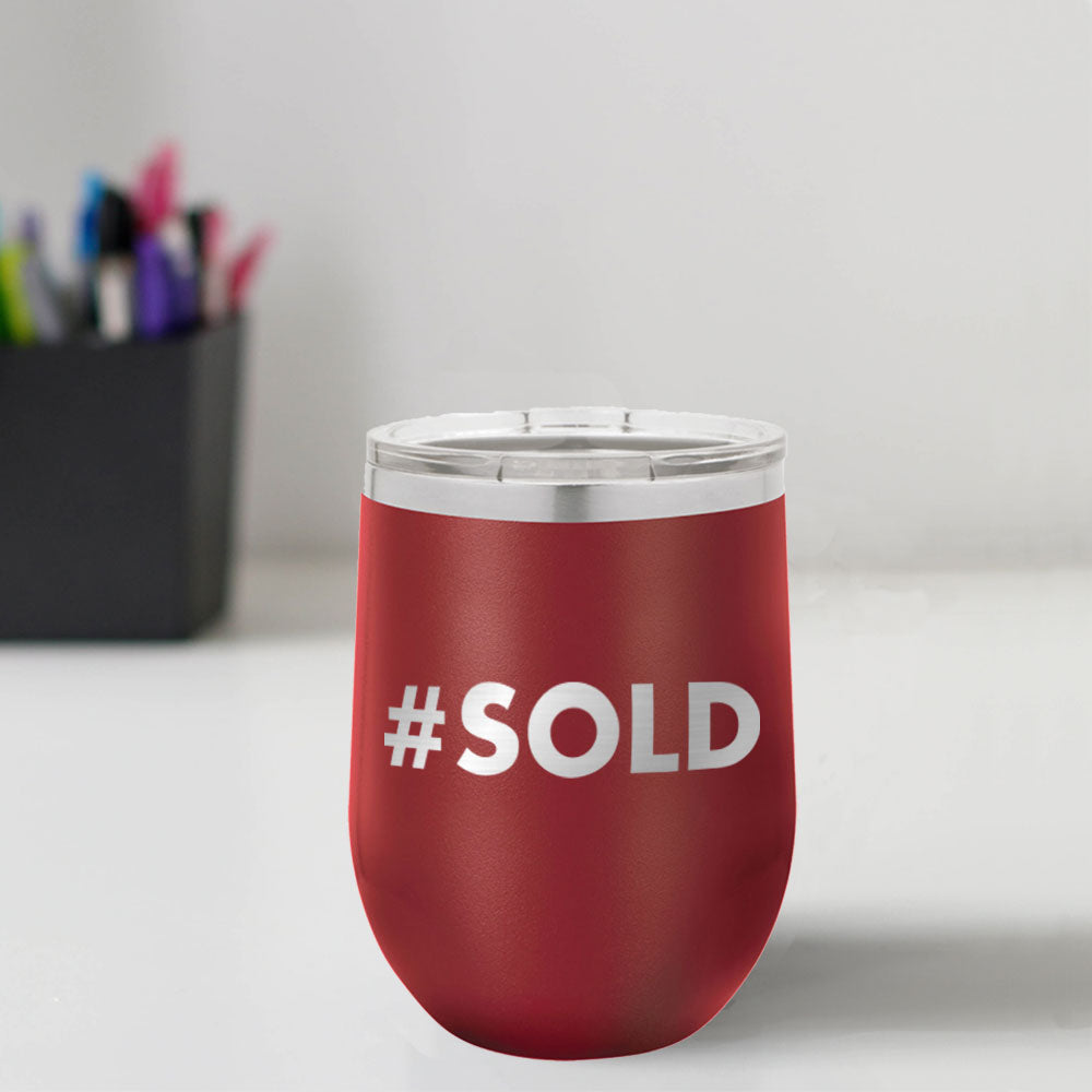 Custom Engraved #SOLD 12 oz Tumbler