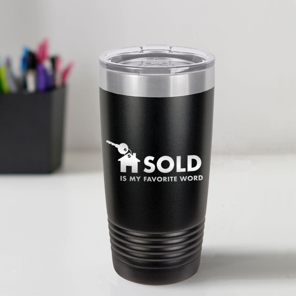 Custom Engraved Favorite Word 20 oz Tumbler