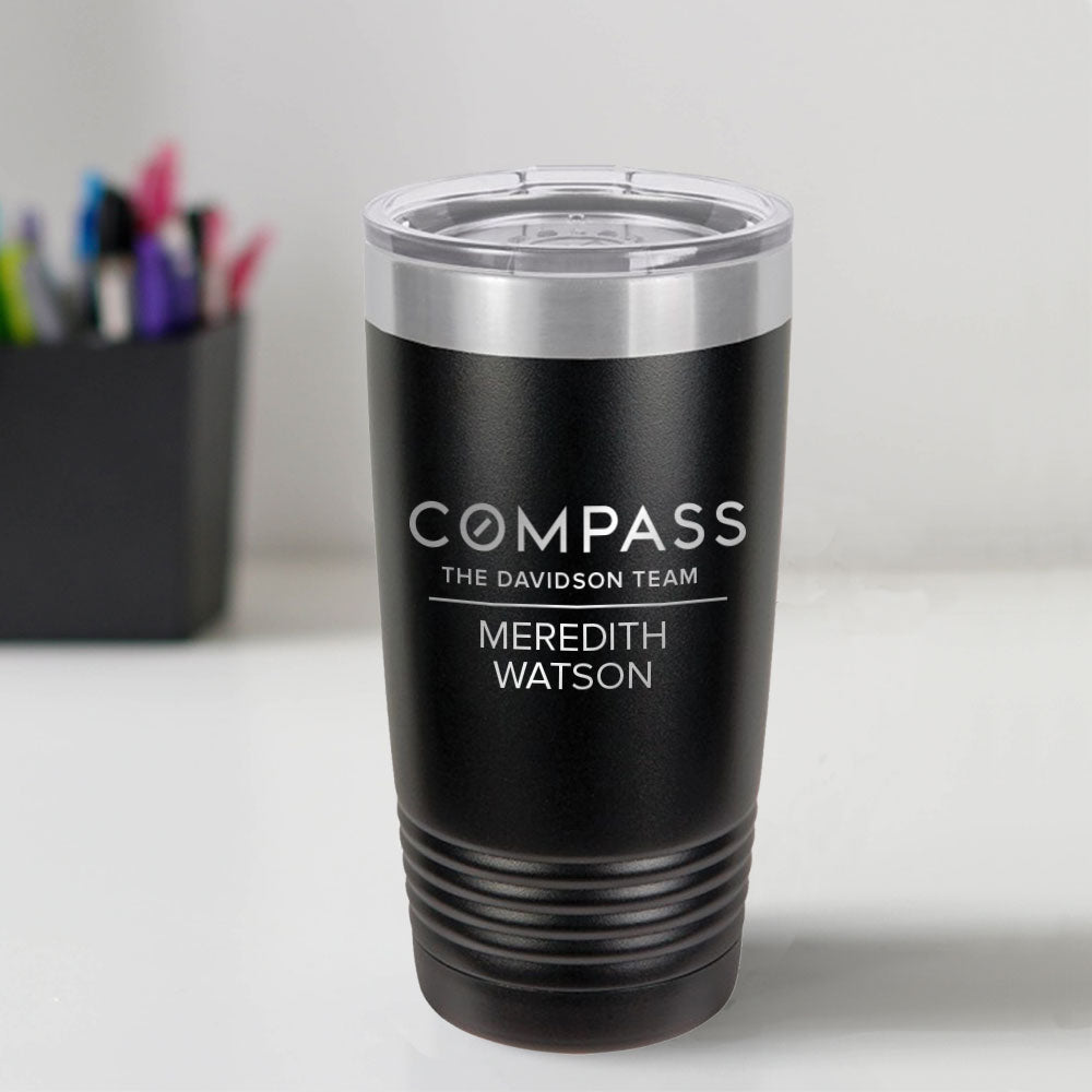 Compass Custom Engraved 20 oz Tumbler