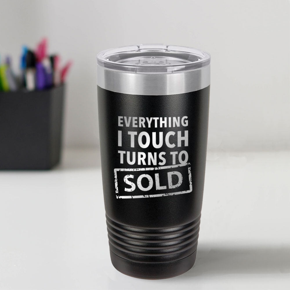 Custom Engraved Turns To Sold 20 oz Tumbler