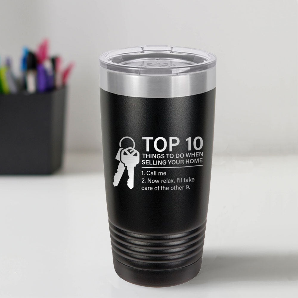 Custom Engraved Top 10 20 oz Tumbler