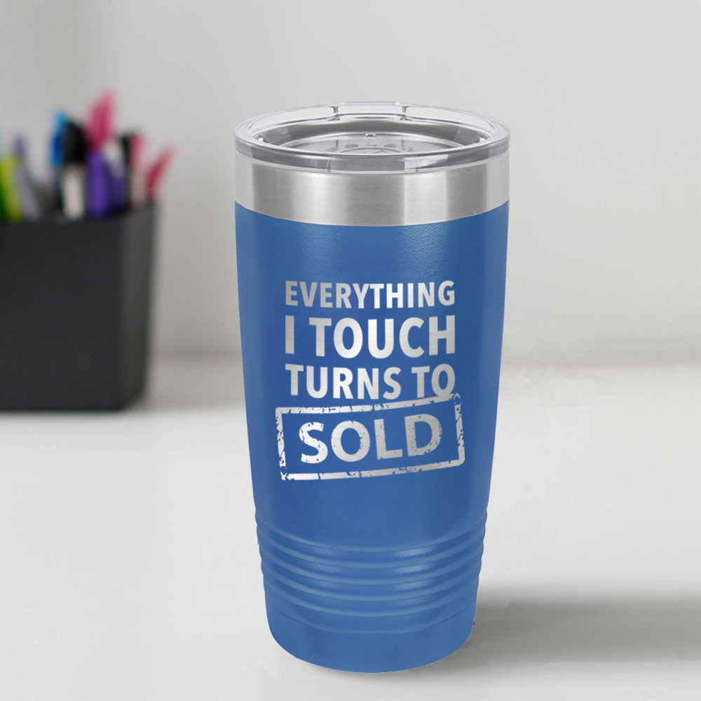 Custom Engraved Turns To Sold 20 oz Tumbler