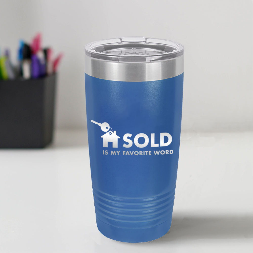 Custom Engraved Favorite Word 20 oz Tumbler