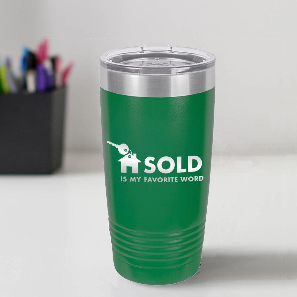 Custom Engraved Favorite Word 20 oz Tumbler