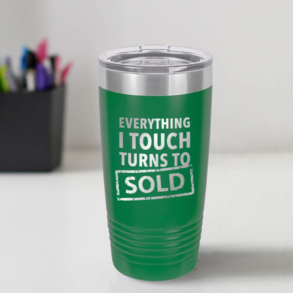 Custom Engraved Turns To Sold 20 oz Tumbler