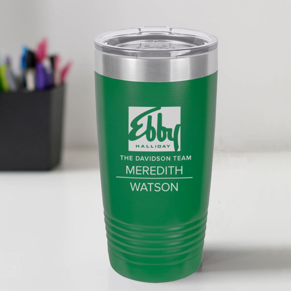 Ebby Halliday Custom Engraved 20 oz Tumbler