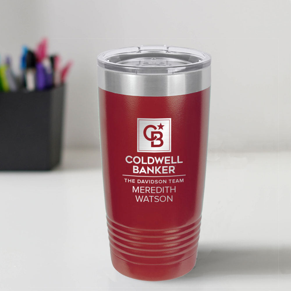 Coldwell Banker Custom Engraved 20 oz Tumbler