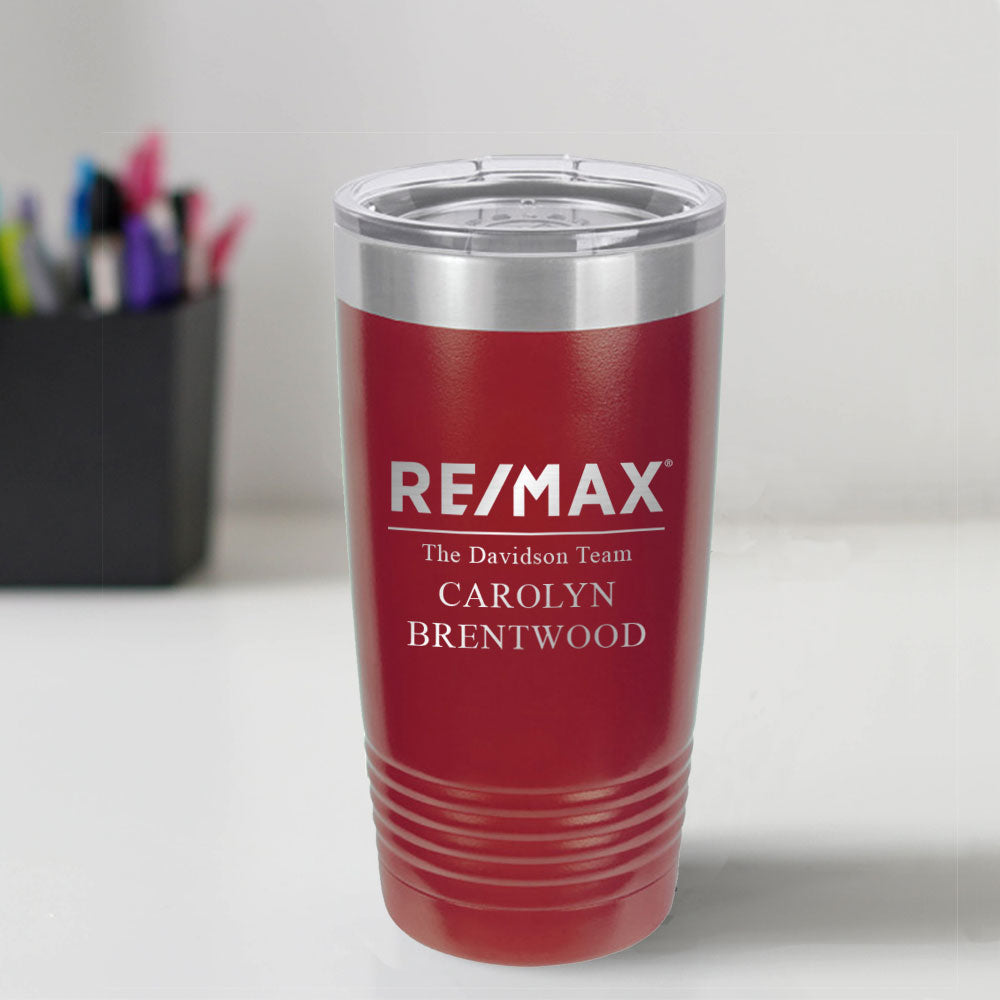 ReMax Custom Engraved 20 oz Tumbler