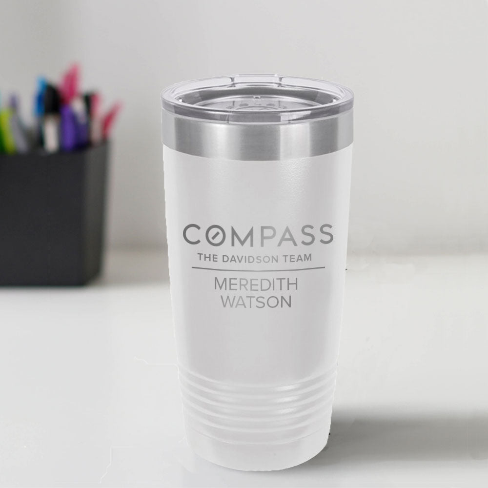 Compass Custom Engraved 20 oz Tumbler