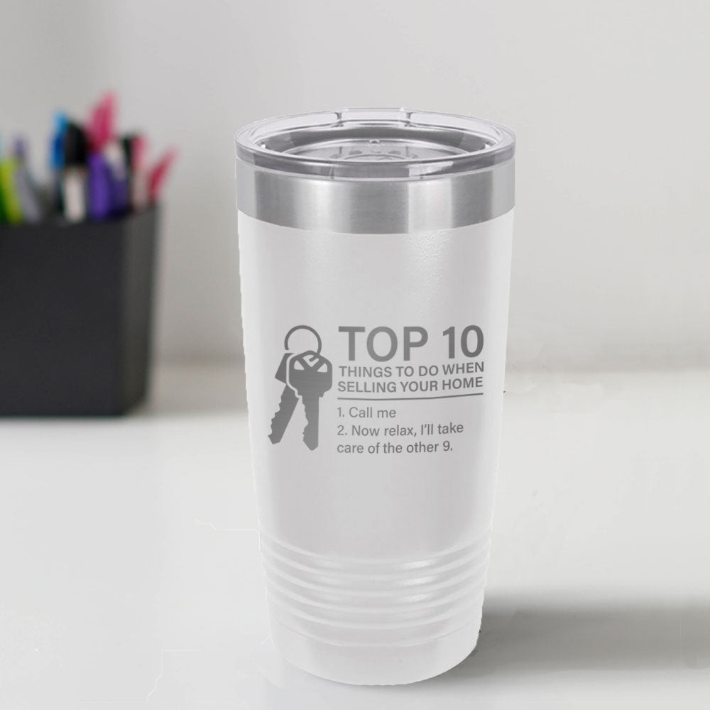 Custom Engraved Top 10 20 oz Tumbler