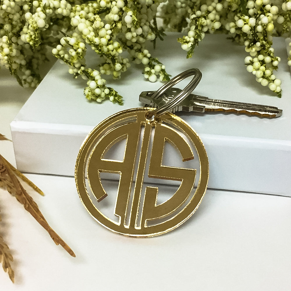 Monogrammed Key Fob