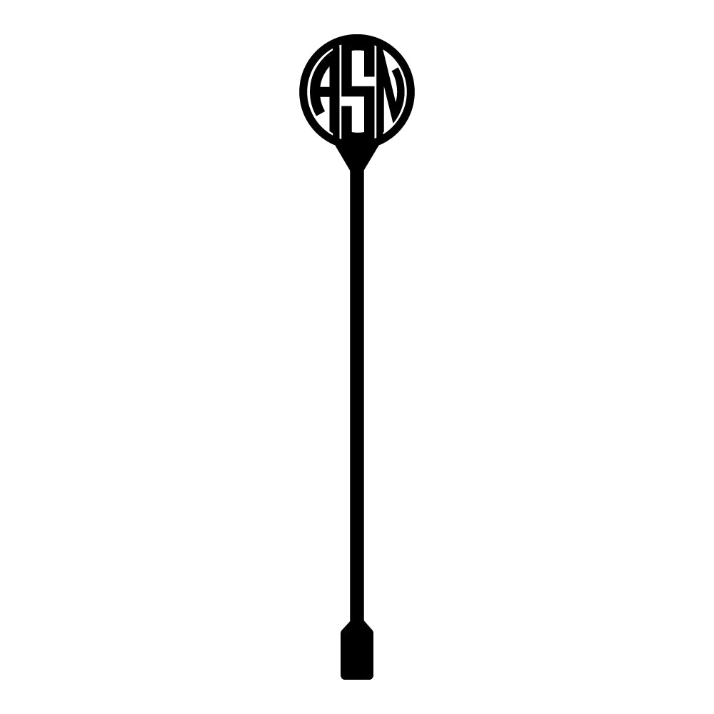 Monogram Acrylic Stir Sticks
