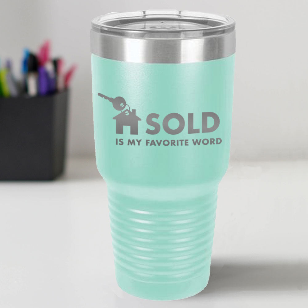 Custom Engraved Favorite Word 30 oz Tumbler