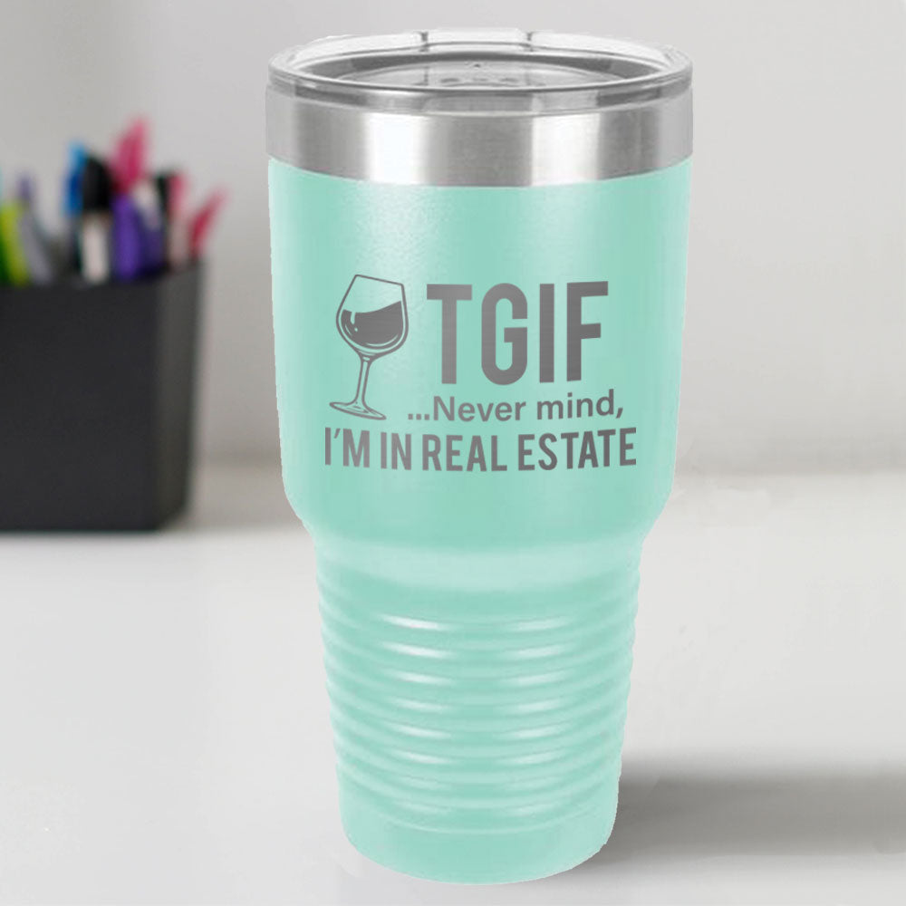 Custom Engraved TGIF 30 oz Tumbler