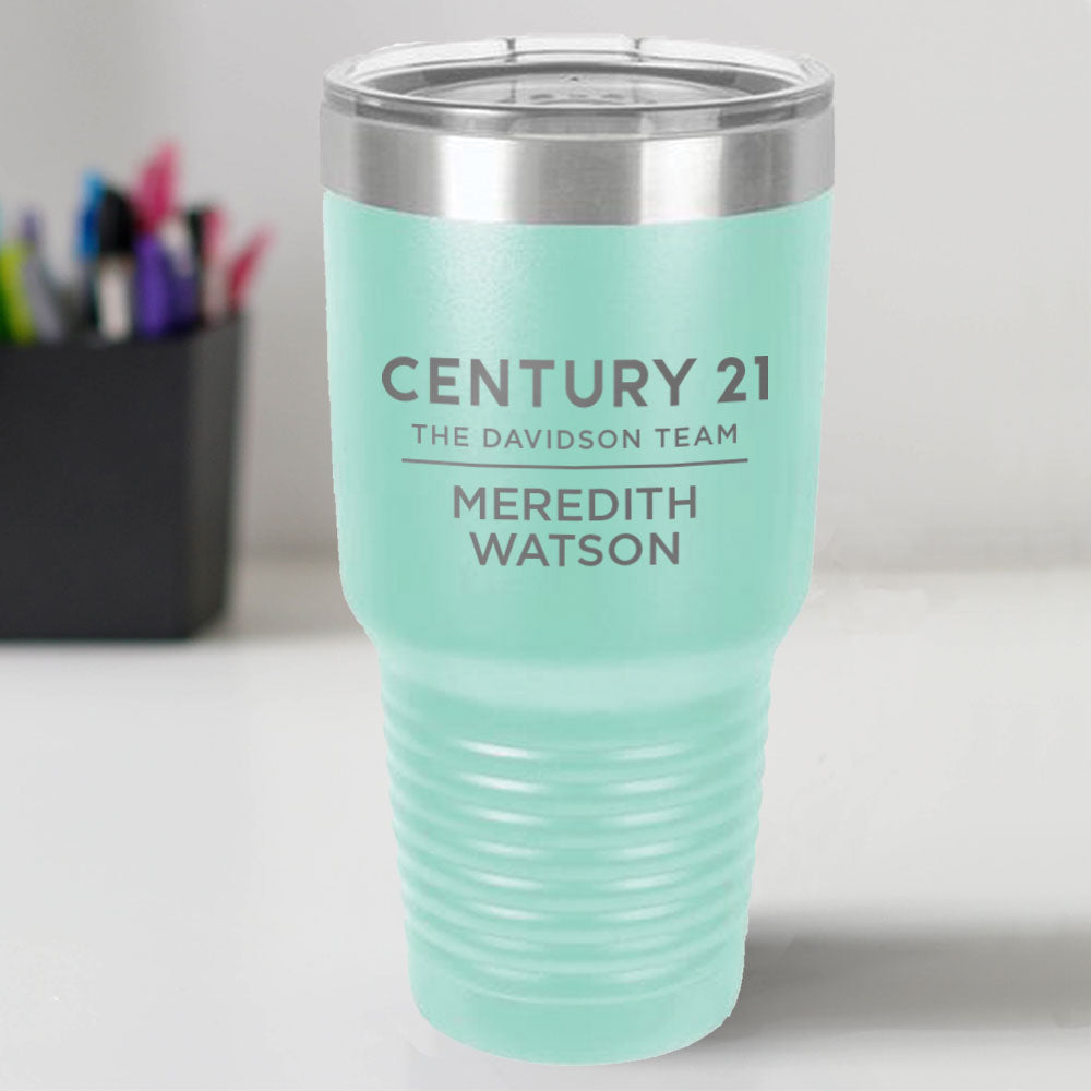 Century 21 Custom Engraved 30 oz Tumbler