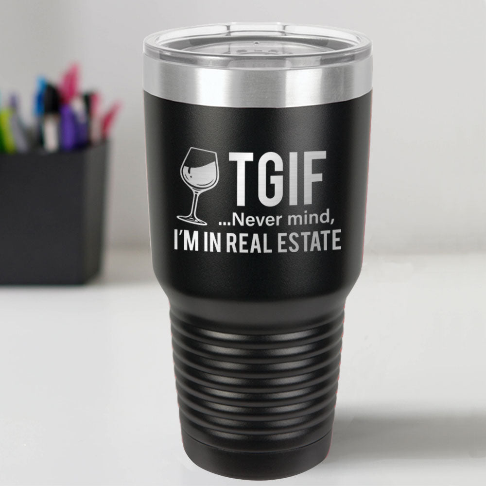 Custom Engraved TGIF 30 oz Tumbler