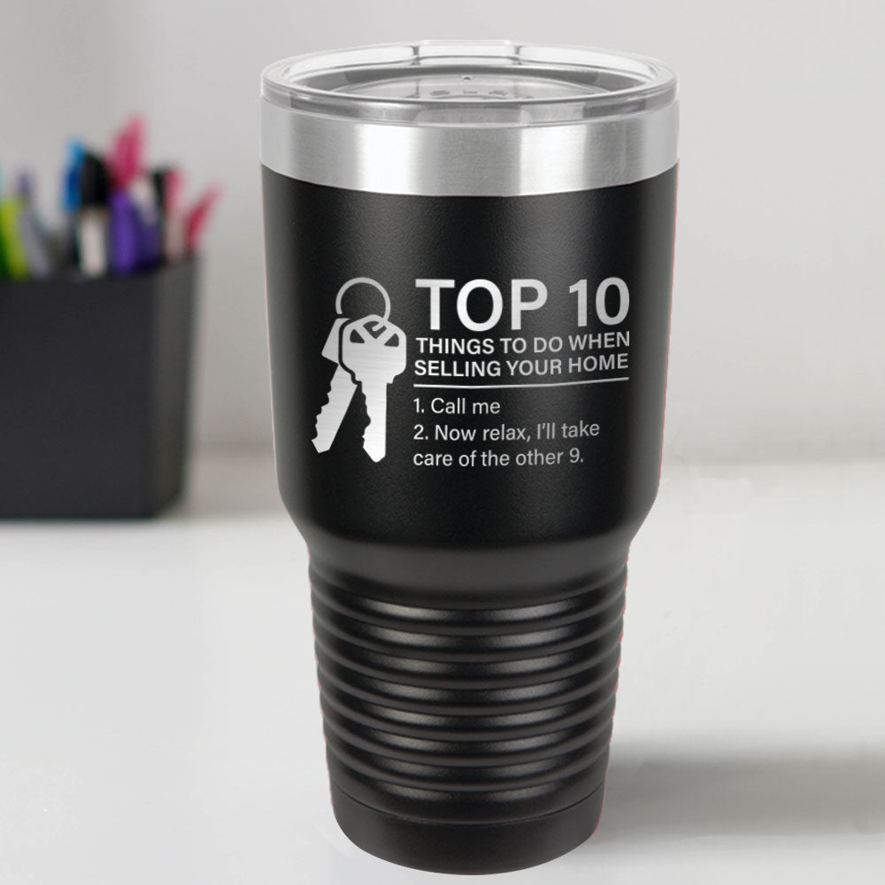 Custom Engraved TOP 10 30 oz Tumbler