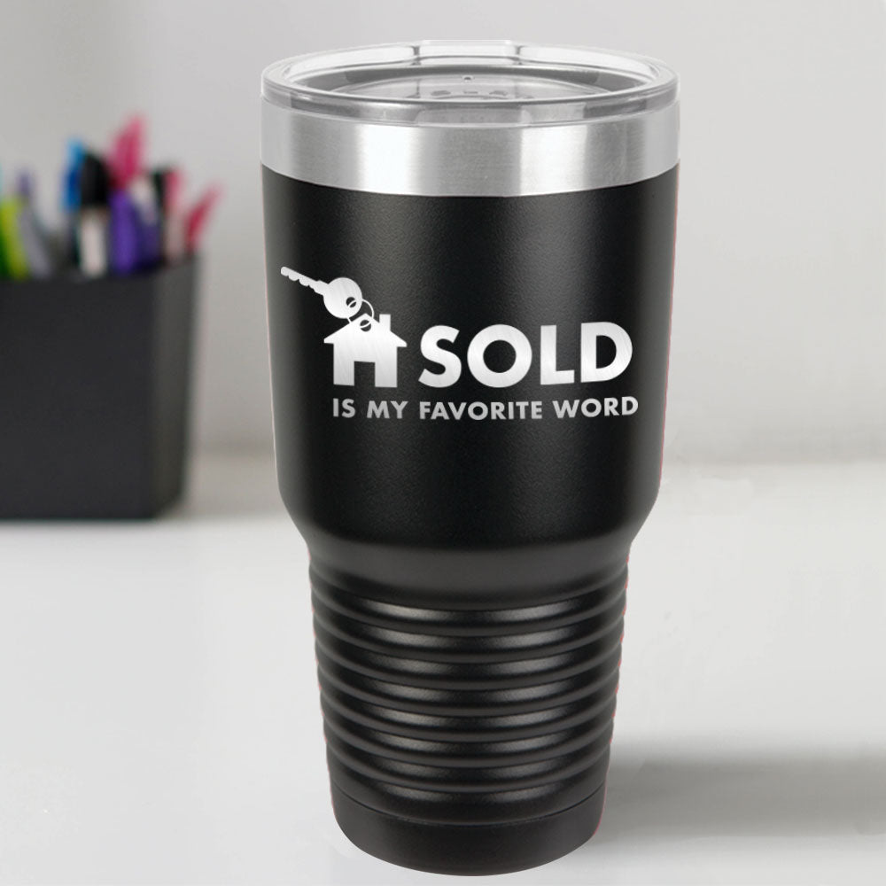 Custom Engraved Favorite Word 30 oz Tumbler