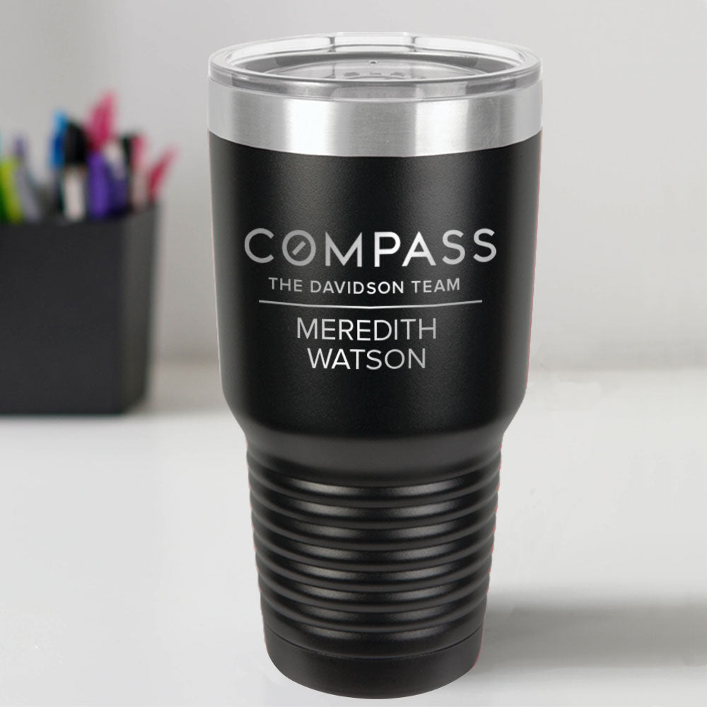 Compass Custom Engraved 30 oz Tumbler