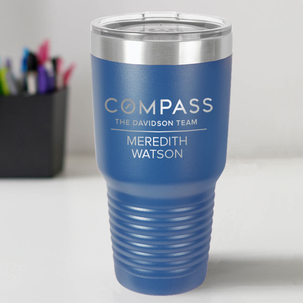 Compass Custom Engraved 30 oz Tumbler