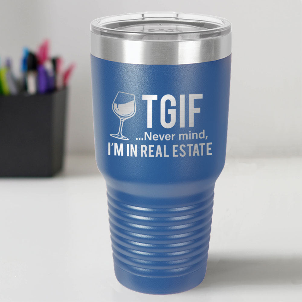 Custom Engraved TGIF 30 oz Tumbler