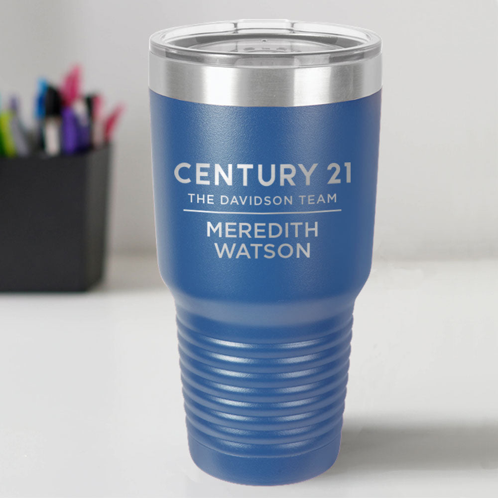Century 21 Custom Engraved 30 oz Tumbler