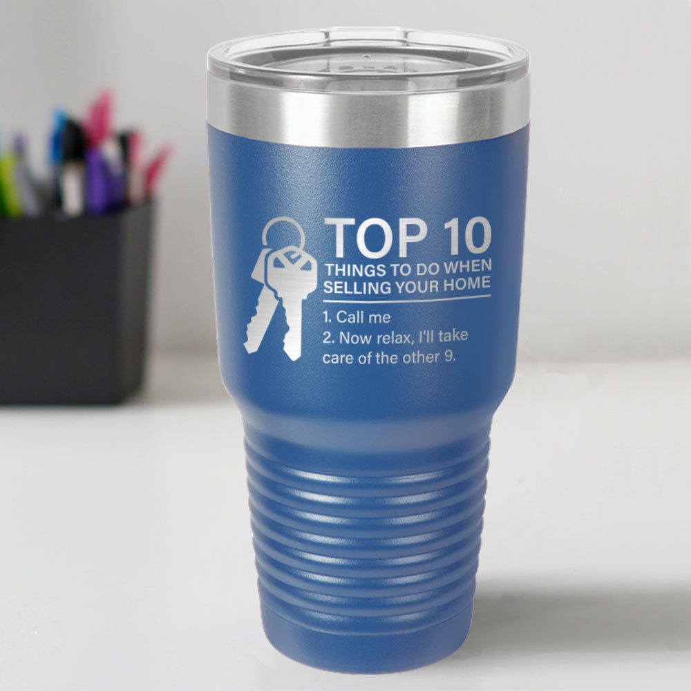 Custom Engraved TOP 10 30 oz Tumbler