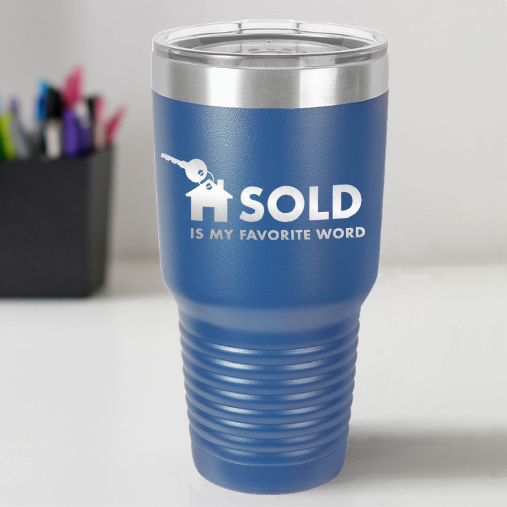 Custom Engraved Favorite Word 30 oz Tumbler