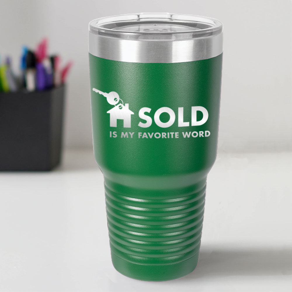 Custom Engraved Favorite Word 30 oz Tumbler