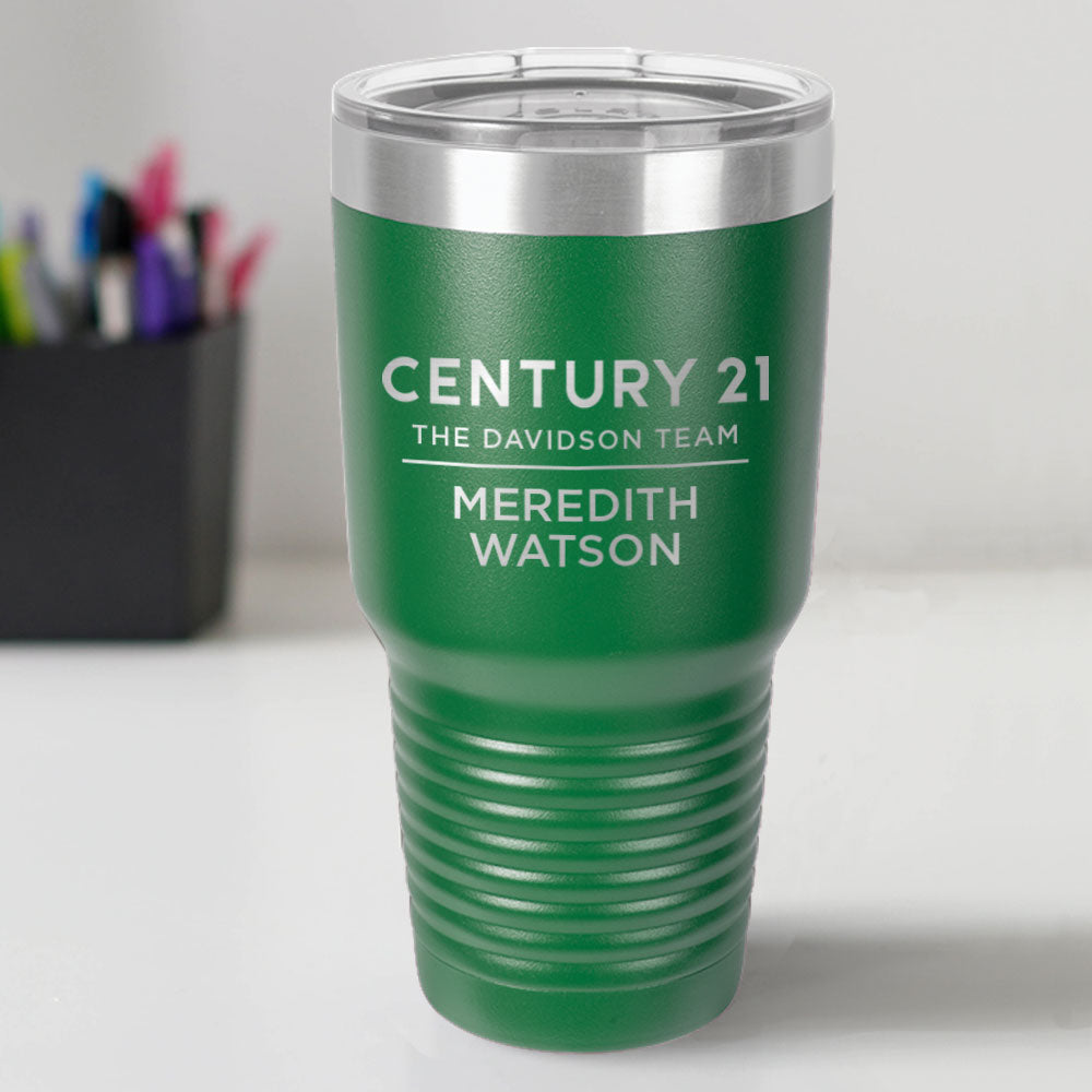 Century 21 Custom Engraved 30 oz Tumbler