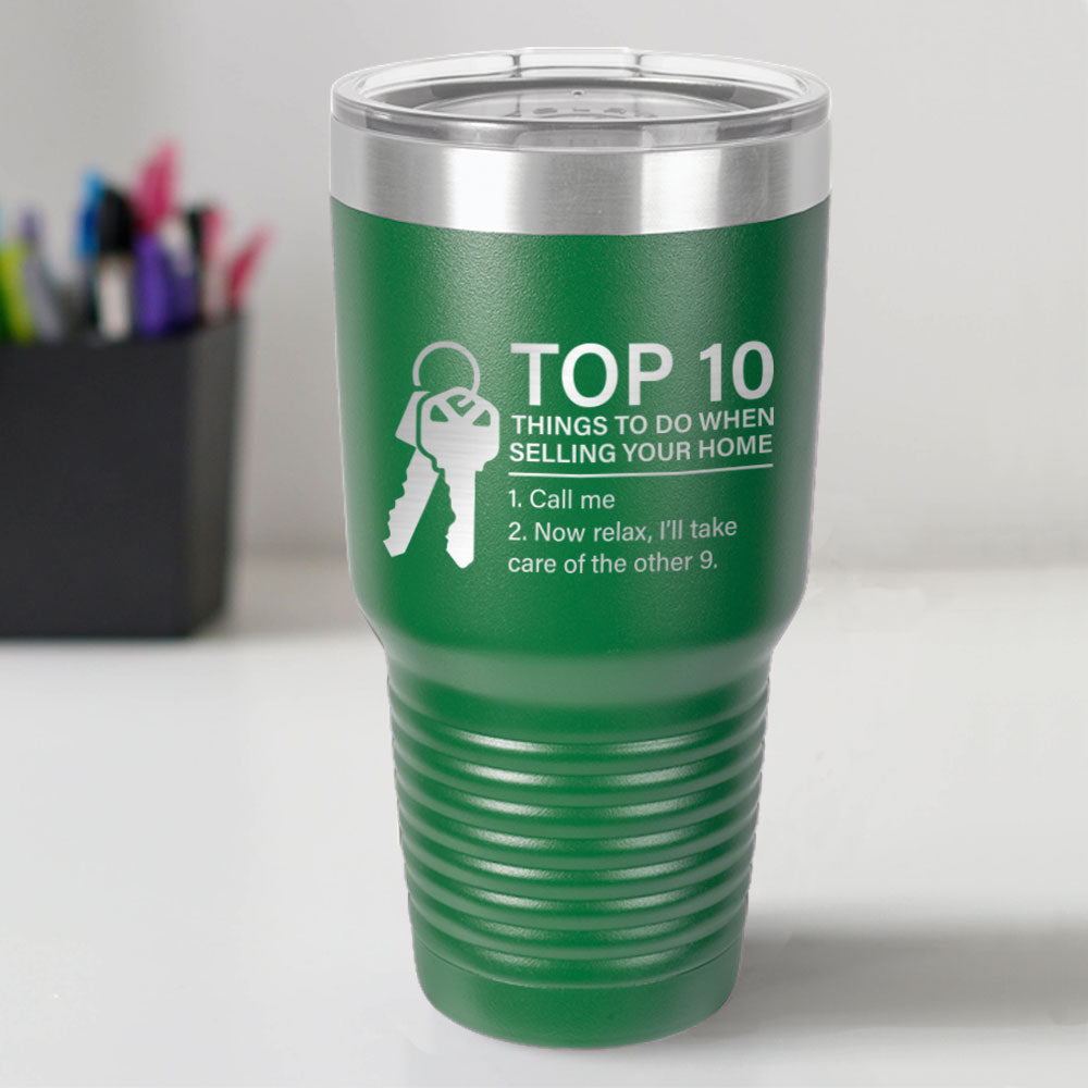 Custom Engraved TOP 10 30 oz Tumbler