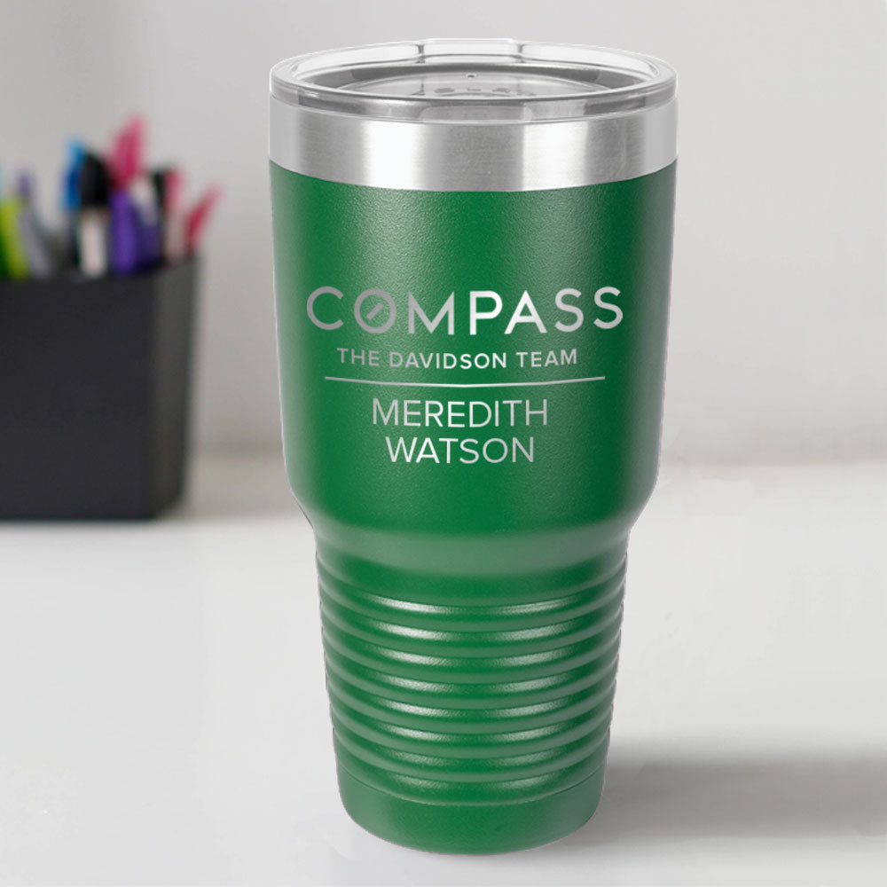 Compass Custom Engraved 30 oz Tumbler