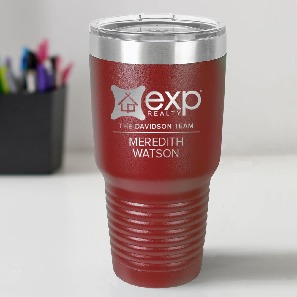 eXp Realty Custom Engraved 30 oz Tumbler