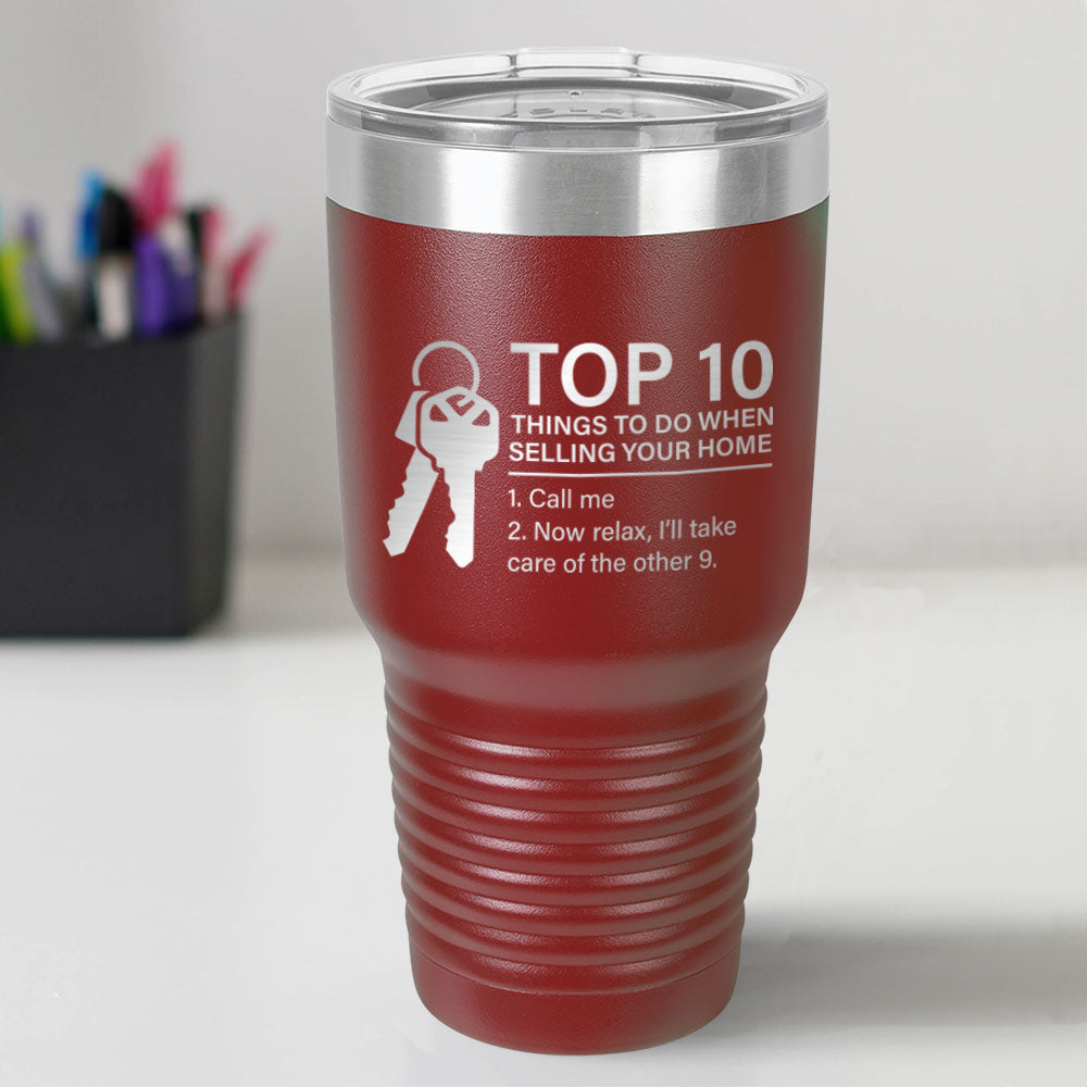 Custom Engraved TOP 10 30 oz Tumbler