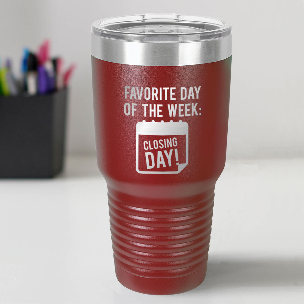 Custom Engraved Favorite Day 30 oz Tumbler