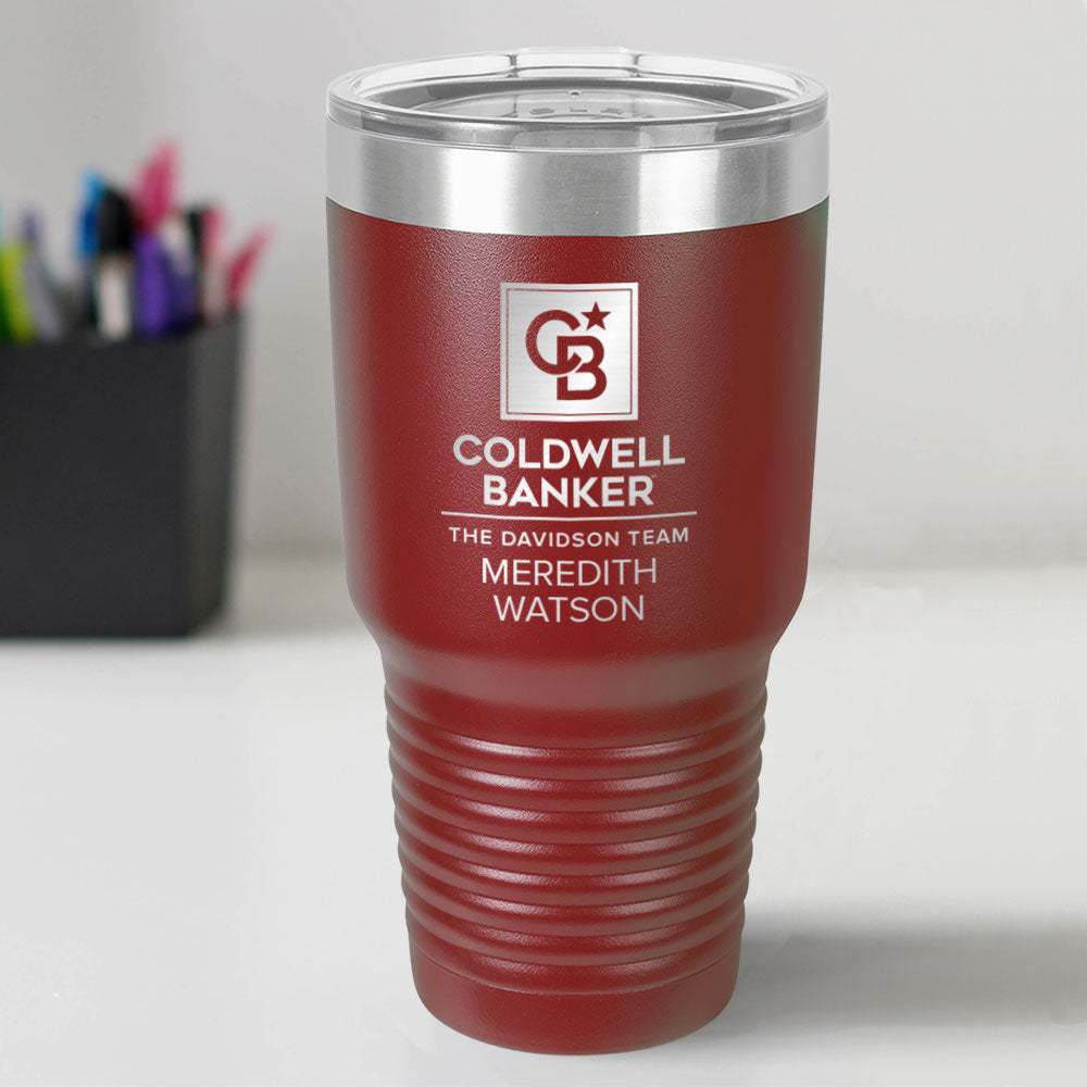 Coldwell Banker Custom Engraved 30 oz Tumbler