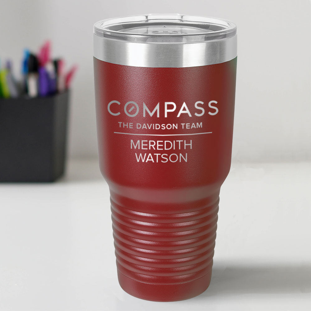 Compass Custom Engraved 30 oz Tumbler